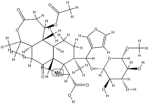 NOMILIN17-BETA-D-GLUCOPYRANOSIDE Struktur