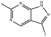 3-iodo-6-methyl-1H-pyrazolo[3,4-d]pyrimidine Struktur