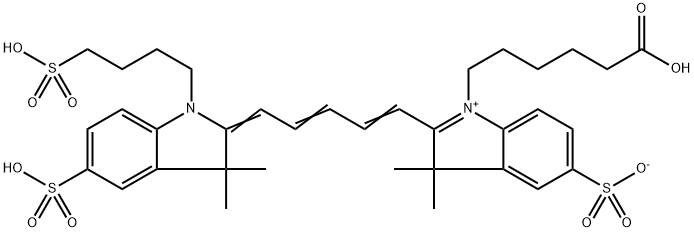 Cy5 Acid(tri SO3) Struktur