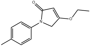 2H-Pyrrol-2-one,4-ethoxy-1,5-dihydro-1-(4-methylphenyl)-(9CI) Struktur