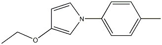 1H-Pyrrole,3-ethoxy-1-(4-methylphenyl)-(9CI) Struktur