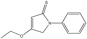 2H-Pyrrole-2-thione,4-ethoxy-1,5-dihydro-1-phenyl-(9CI) Struktur