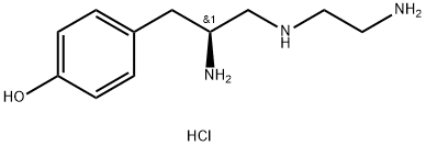 (S)-4-(2-aMino-3-((2-aMinoethyl)aMino)propyl)phenol hydrochloride( Struktur