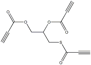 S,O,O'-tripropyryl-1-thioglycerol Struktur