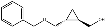 ((1R,2R)-2-(benzyloxyMethyl)cyclopropyl)Methanol Struktur