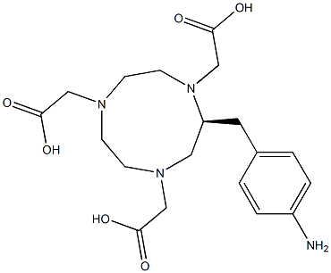 p-NH2-Bn-NOTA(B-601) Struktur