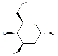 2-Deoxy-α-D-galactopyranose Struktur