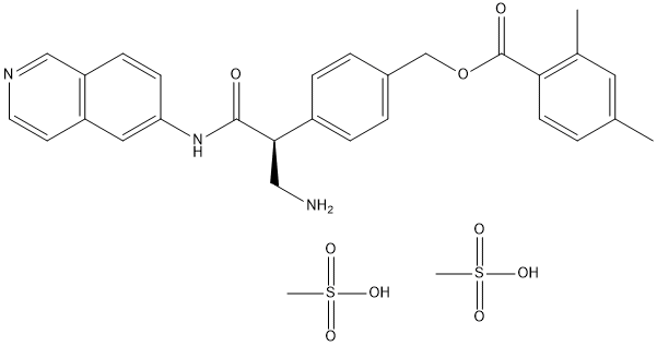 AR-13324 (mesylate) Struktur