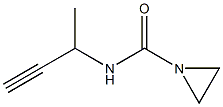 1-Aziridinecarboxamide,N-(1-methyl-2-propynyl)-(9CI) Struktur