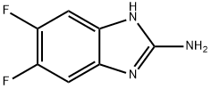 1H-Benzimidazol-2-amine,5,6-difluoro-(9CI) Struktur