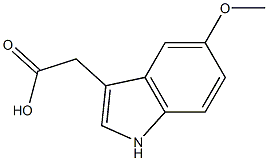 1H-Indole-3-aceticacid,5-methoxy-,radicalion(1+)(9CI) Struktur