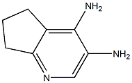 5H-Cyclopenta[b]pyridine-3,4-diamine,6,7-dihydro-(9CI) Struktur