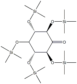 1-O,3-O,4-O,5-O,6-O-Pentakis(trimethylsilyl)-myo-2-inosose Struktur