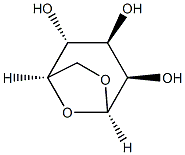 1,6-Anhydro-β-D-gulopyranose Struktur