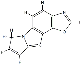 7H-Pyrrolo[2,1:2,3]imidazo[4,5-g]benzoxazole(8CI) Struktur