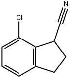 7-chloro-2,3-dihydro-1H-indene-1-carbonitrile(WX142442) Struktur