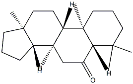 4,4-Dimethyl-5α-androstan-6-one Struktur