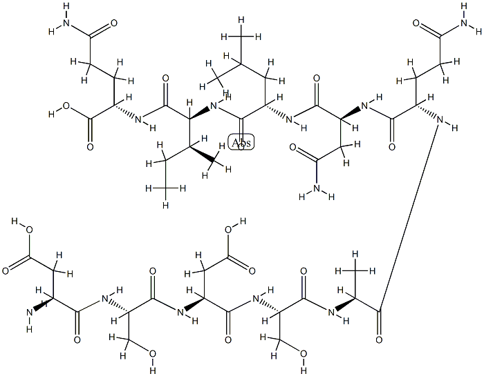 sperm-activating peptide III Struktur