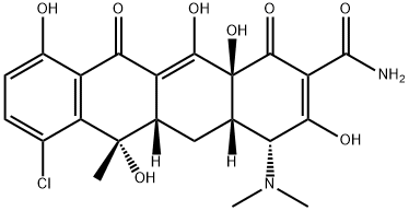 4-Epichlortetracycline hydrochloride 'canbe used as secondary standard' Structure