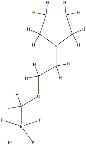 Potassium 2-(pyrrolidin-1-yl)ethoxymethyltrifluoroborate Struktur