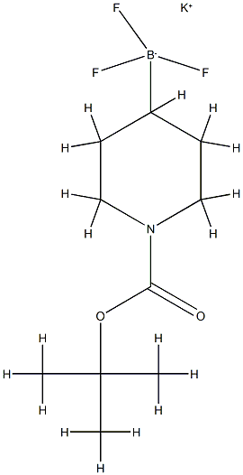 PotassiuM N-boc-piperidinyl-4-trifluoroborate Struktur