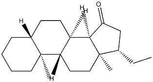 (14β)-5α-Pregnan-15-one Struktur