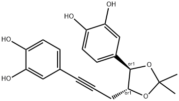 Nyasicol 1,2-acetonide Struktur