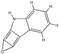 2H-Oxireno[3,4]cyclobut[1,2-b]indole(9CI) Struktur