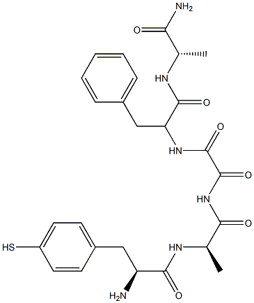 enkephalinamide, Ala(2,5)- Struktur