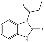 2-Benzimidazolinone,1-propionyl-(7CI,8CI) Struktur