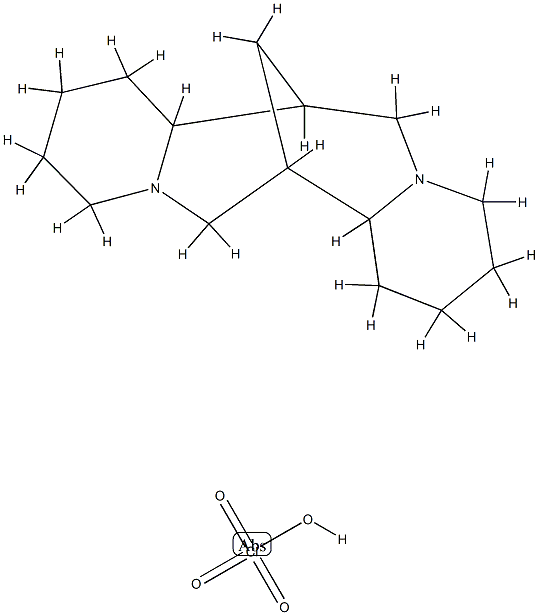 Sparteine monoperchlorate Struktur