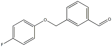 3-(4-Fluoro-phenoxymethyl)-benzaldehyde Struktur