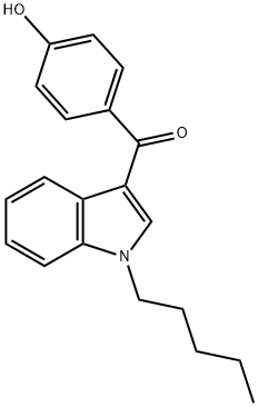 RCS-4 4-hydroxyphenyl metabolite Struktur