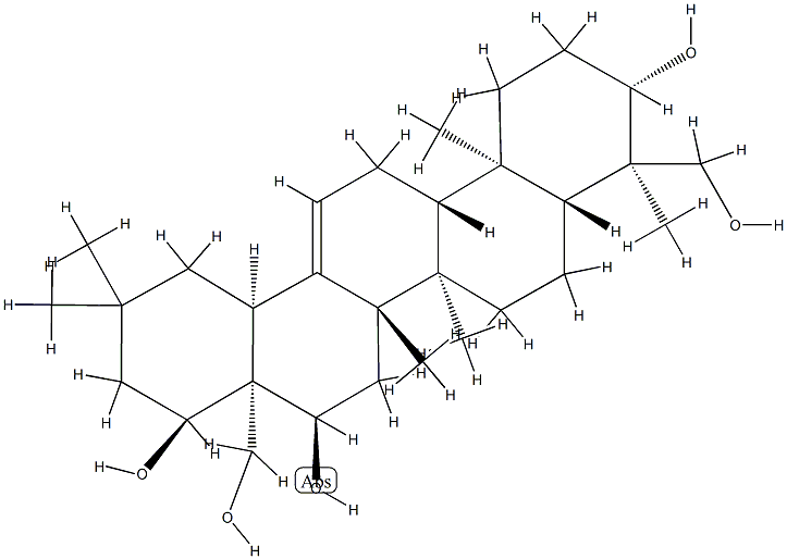 Camelliagenin C Struktur