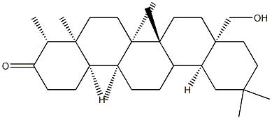 28-Hydroxy-D:A-friedooleanan-3-one Struktur