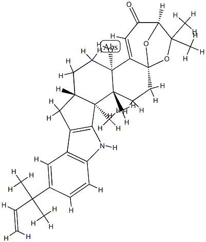 Beta-Aflatrem Struktur