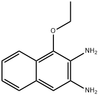 2,3-Naphthalenediamine,1-ethoxy-(9CI) Struktur