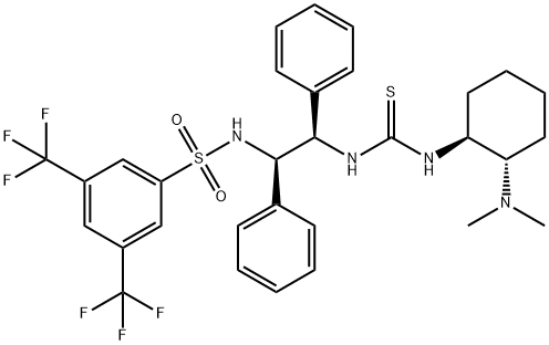 N-[(1R,2R)-2-[[[[(1S,2S)-2-(diMethylaMino)cyclohexyl]aMino]thioxoMethyl]aMino]-1,2-diphenylet Struktur