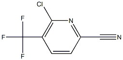 6-Chloro-5-(trifluoromethyl)picolinonitrile Struktur