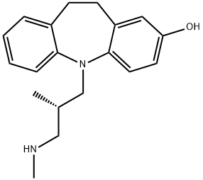 2-hydroxydesmethyltrimipramine Struktur