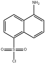 1-Naphthalenesulfonylchloride,5-amino-(9CI) Struktur