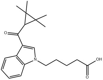 UR-144 N-pentanoic acid metabolite Struktur