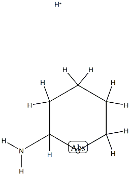 2H-Pyran-2-amine,tetrahydro-,conjugatemonoacid(9CI) Struktur