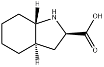 1H-Indole-2-carboxylicacid,octahydro-,[2R-(2-alpha-,3a-bta-,7a-alpha-)]-(9CI) Struktur