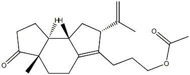 3-acetoxy-4a-methyl-A-homo-B,19-dinor-3,4-secoandrost-9-en-17-one Struktur