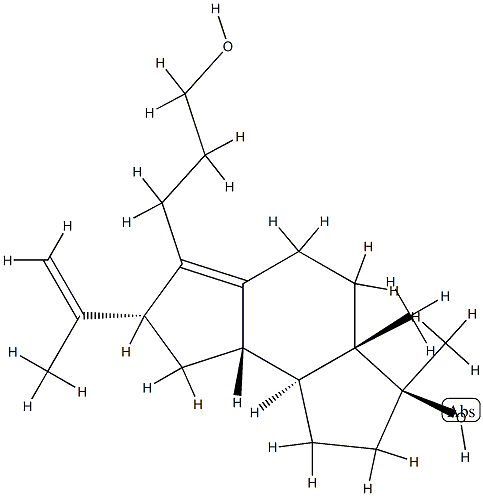 4a,17-dimethyl-A-homo-B,19-dinor-3,4-secoandrost-9-ene-3,17-diol Struktur