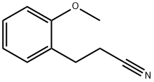 Benzenepropanenitrile, 2-Methoxy- Struktur