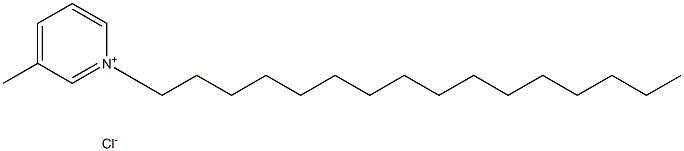 Pyridinium,1-hexadecyl-3-methyl-, chloride (1:1) Struktur