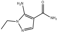 1H-Pyrazole-4-carboxamide,5-amino-1-ethyl-(9CI) Struktur