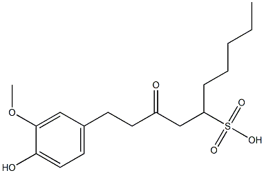 6-gingesulfonic acid Struktur